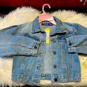 NWT girls Jean jacket size 7